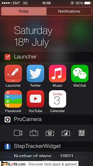 launcher-notification-center-widget-app
